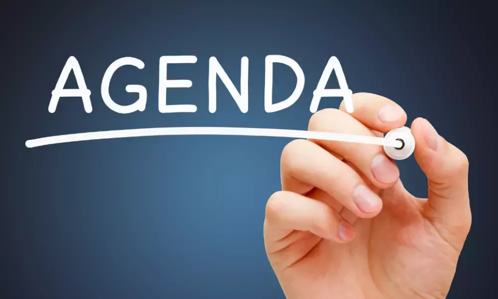 The importance of setting a meeting agenda
